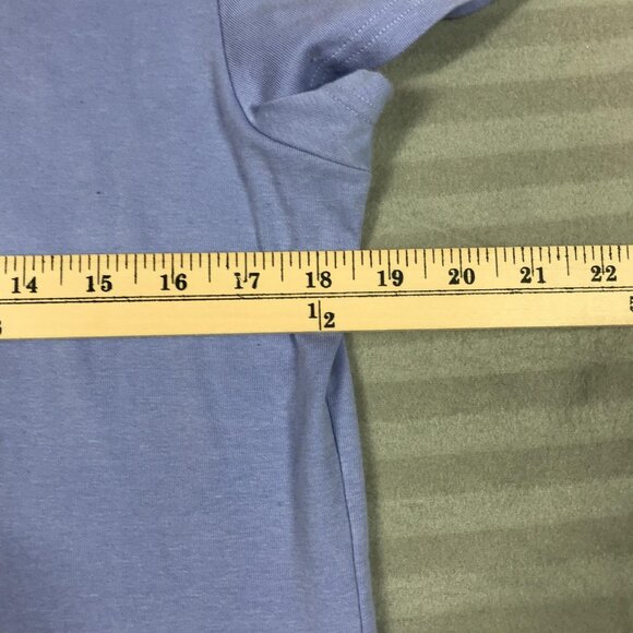 Ellen Tracy Shirt Womens XL Lavender Purple Stretch Crewneck Short Sleeve Knit - Picture 4 of 6